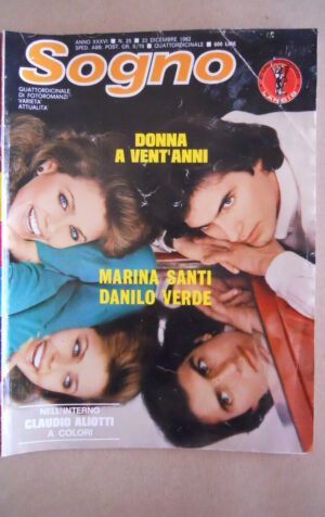 SOGNO n°25 1982  Rivista Fotoromanzi  [C67]