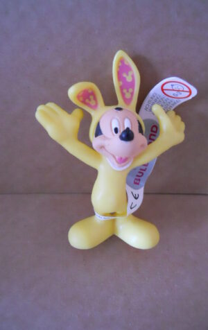 BULLYLAND DISNEY FIGURE - Topolino Mickey Mouse Yellow Easter  [MV0]