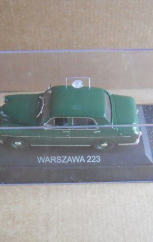 WARSZAWA 223 Legendary Cars 1:43 Die Cast in Box in Plexiglass [MV10]