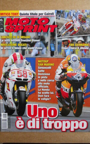 MOTOSPRINT n°36  2011 [Q75] Quinto Titolo per Tony Cairoli