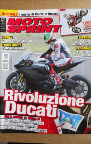 MOTOSPRINT n°37  2011 [Q75] Poster Tony Cairoli e Roczen