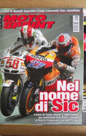 MOTOSPRINT n°46  2011 [Q75] con numero EXTRA - Ducati Valentino Rossi Stoner