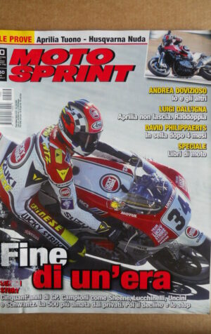 MOTOSPRINT n°50  2011 [Q75] Aprilia Tuono Husqvarna Nuda