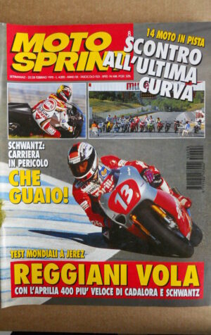 MOTOSPRINT n°8  1995 [Q75] Kawasaki ZXR 750 R Cagiva Mito 125 EV