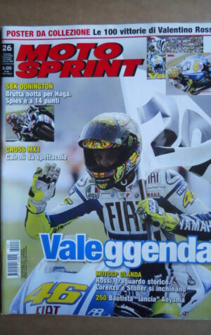 MOTOSPRINT n°26  2009 [Q76] Valentino Rossi La Leggenda
