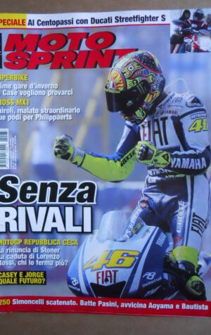 MOTOSPRINT n°33  2009 [Q76]  Test Ducati Streetfighter S al Centopassi