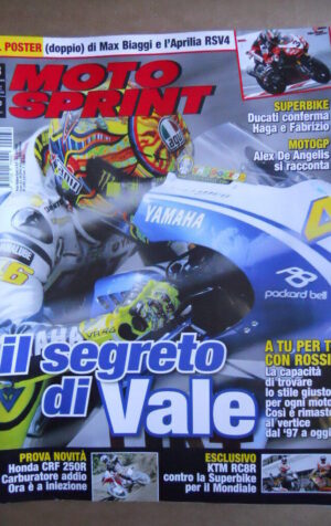 MOTOSPRINT n°38  2009 [Q76] con Poster M;ax Biaggi Aprilia RSV 4