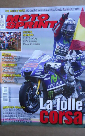 MOTOSPRINT n°39  2014 [Q76] Test KTM RC 125 - con inserto da Agostini a Valentin