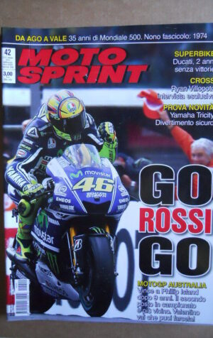 MOTOSPRINT n°42  2014 [Q76]  Test novità Yamaha Tricity - con inserto Agostini e