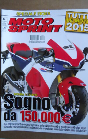 MOTOSPRINT n°44  2014 [Q76] + numero Extra Moto del 2015  con inserto Agostini