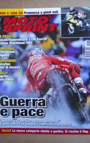MOTOSPRINT n°48  2009 [Q76] Test Ducati Hypermotard 1100 Evo