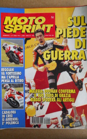 MOTOSPRINT n°14  1995 [Q75] Yamaha XJ 600 N - Max Biaggi Cadalora