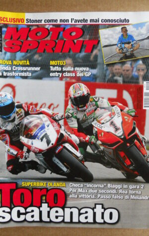 MOTOSPRINT n°16  2011 [Q75] Honda Crossrunner la trasformista