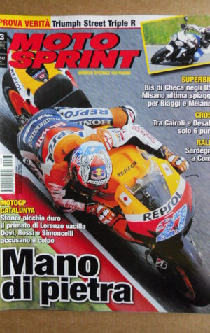 MOTOSPRINT n°23  2011 [Q75] Test verità Triumph Street Triple R