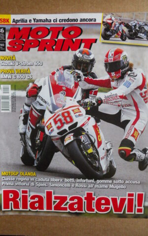 MOTOSPRINT n°26  2011 [Q75] Suzuki V-Strom 650 BMW G 650 GS