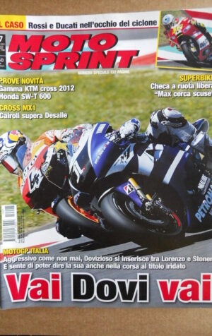 MOTOSPRINT n°27  2011 [Q75] Test KTM Cross 2012 Honda SW-T 600