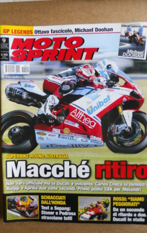 MOTOSPRINT n°3  2011 [Q75] con inserto WAYNE RAINEY