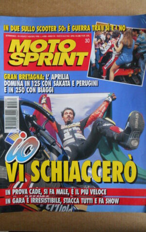 MOTOSPRINT n°30  1995 [Q75] Max Biaggi - Triumph Daytona 900 Super III