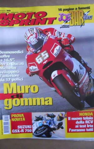 MOTOSPRINT n°10  2004 [Q77] TEST SUZUKI GSX-R 750