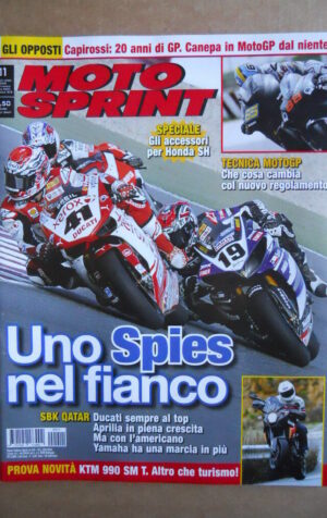 MOTOSPRINT n°11  2009 [Q77] Test KTM 990 SM KIT POLINI TMAX