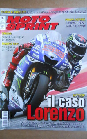 MOTOSPRINT n°16  2014 [Q77]  Test HONDA CB650F