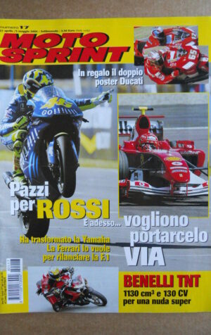 MOTOSPRINT n°17  2004 [Q77] CON DOPPIO POSTER DUCATI