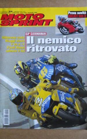 MOTOSPRINT n°29  2004 [Q77] TEST DUCATI 999 R YAMAHA XP 500 MAX