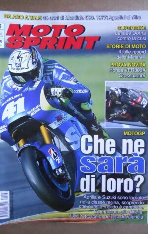 MOTOSPRINT n°46  2014 [Q77]  Test HONDA VFR800X + INSERTO AGOSTINI