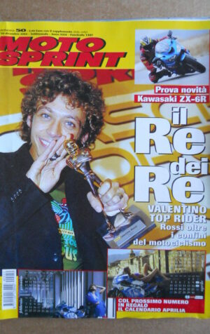 MOTOSPRINT n°50  2004 [Q77] VALENTINO ROSSI -  Test KAWASAKI ZX-6R