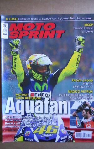 MOTOSPRINT n°35  2015 [Q78]  Test CROSS YAMAHA YZ-F 250 E 450