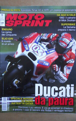 MOTOSPRINT n°11  2015 [Q79]  Test KAWASAKI NINJA H2 E H2R - INSERTO MICK DOOHAN
