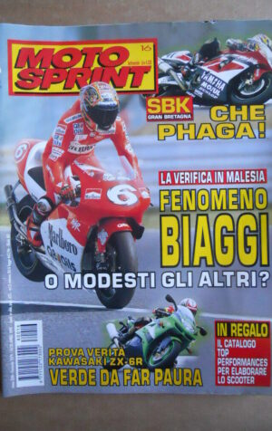 MOTOSPRINT n°16  1998   [Q79A]  Test KAWASAKI ZX.6R