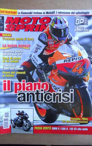 MOTOSPRINT n°2  2009   [Q79A]   Test BMW K 1300 R