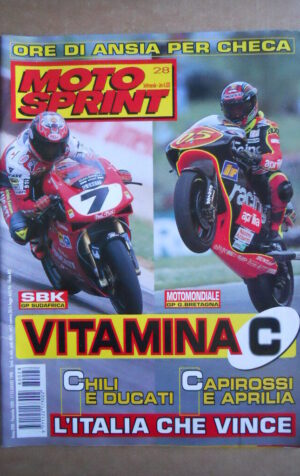 MOTOSPRINT n°28  1998   [Q79B] CHILI DUCATI APRILIA CAPIROSSI