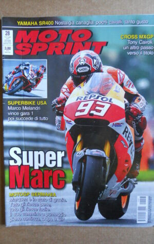 MOTOSPRINT n°28  2014   [Q79B]  YAMAHA SR400 NOSTALGIA CANAGLIA