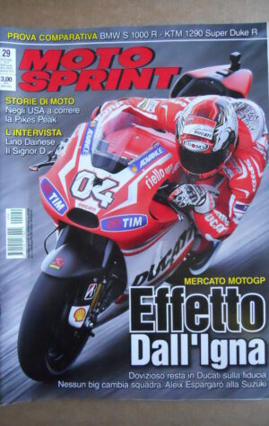 MOTOSPRINT n°29  2014   [Q79B]  Test COMPARATIVA BMW S 1000R KTM 1290 SUPER DUKE