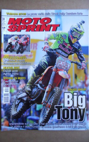 MOTOSPRINT n°31  2014   [Q79B]  Test YAMAHA MT-09 VERITA' SULLA STREET RALLY