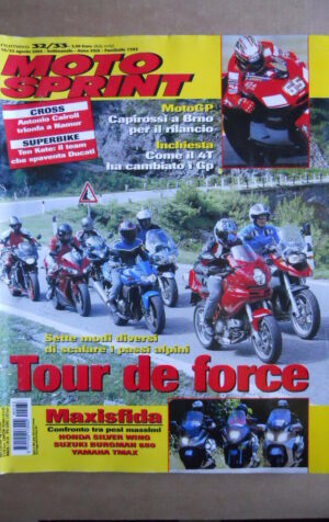 MOTOSPRINT n°32/33  2004 [Q79]  Test HONDA SILVER WING SUZUKI BURGMAN 650