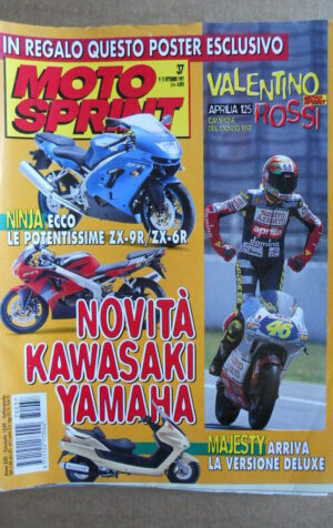 MOTOSPRINT n°37  1997   [Q79A] NOVITA' KAWASAKI ZX-9R 6R