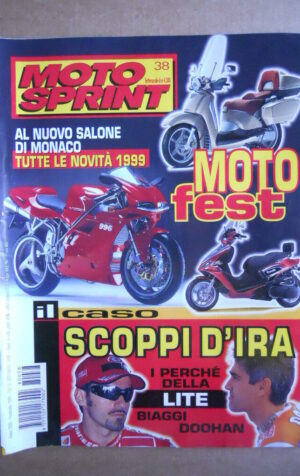 MOTOSPRINT n°38  1998   [Q79B] NOVITA SALONE DI MONACO 1999