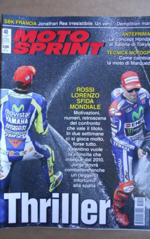 MOTOSPRINT n°40  2015 [Q79] VALE ROSSI LORENZO SFIDA MONDIALE