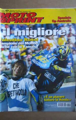 MOTOSPRINT n°42  2004 [Q79] TEST  TRIUMPH TRUXTON 900