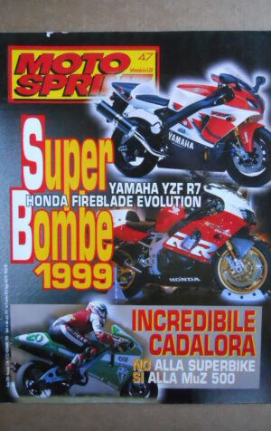 MOTOSPRINT n°47  1998   [Q79A] YAMAHA YZF R7 HONDA FIREBLADE EVOLUTION
