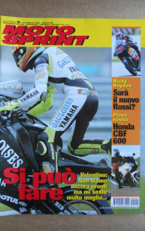 MOTOSPRINT n°5  2004   [Q79A]  Test HONDA CBF 600