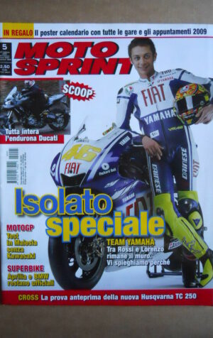 MOTOSPRINT n°5  2009   [Q79A] CON POSTER CALENDARIO MOTO GP 2009