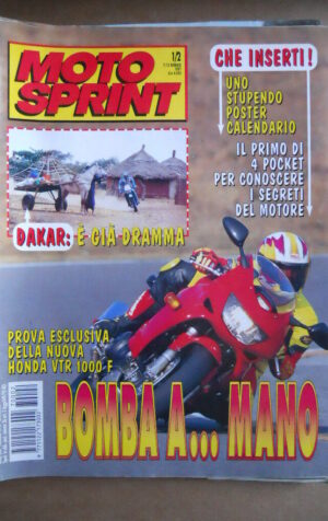 MOTOSPRINT n°1/2  1997     [Q22]  TEST HONDA VTR 1000 F