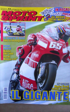 MOTOSPRINT n°13  2006   [Q29] CON ADESIVI DELLE MARCHE DEL MOTO GP