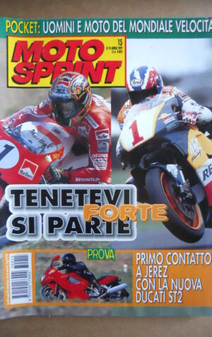 MOTOSPRINT n°15  1997     [Q22] TEST NUOVA DUCATI ST2