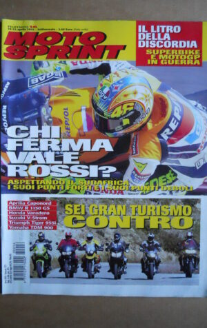 MOTOSPRINT n°16  2002   [Q29] BMW R 1150 GS TRIUMPH TIGER 955I YAMAHA TDM 900