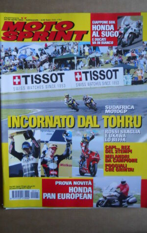 MOTOSPRINT n°17  2002   [Q29]  TEST HONDA PAN EUROPEAN